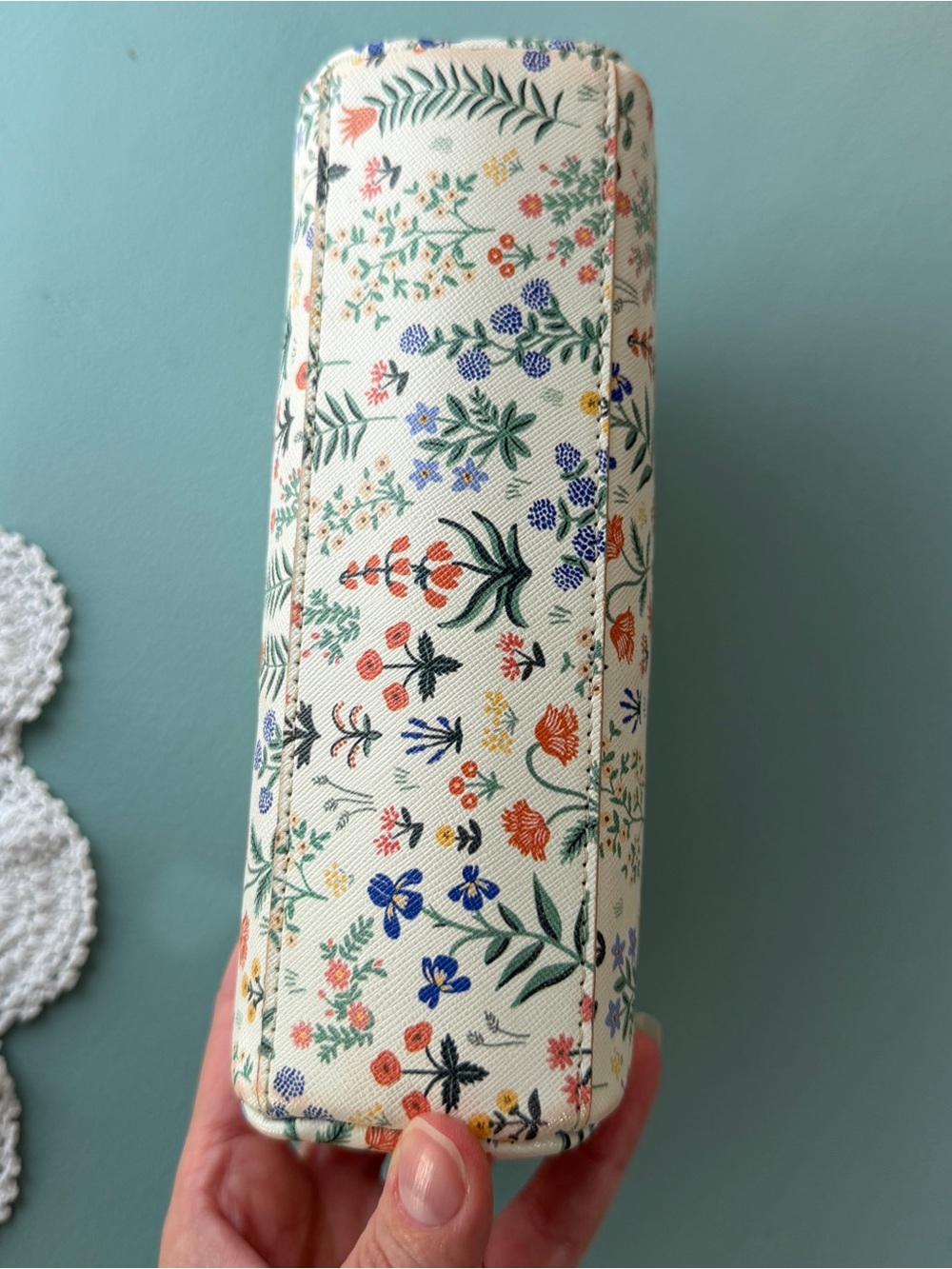 Rifle Paper Co Bag Cosmetic Pouch Menagerie Garden Floral Print - Picture 5 of 10
